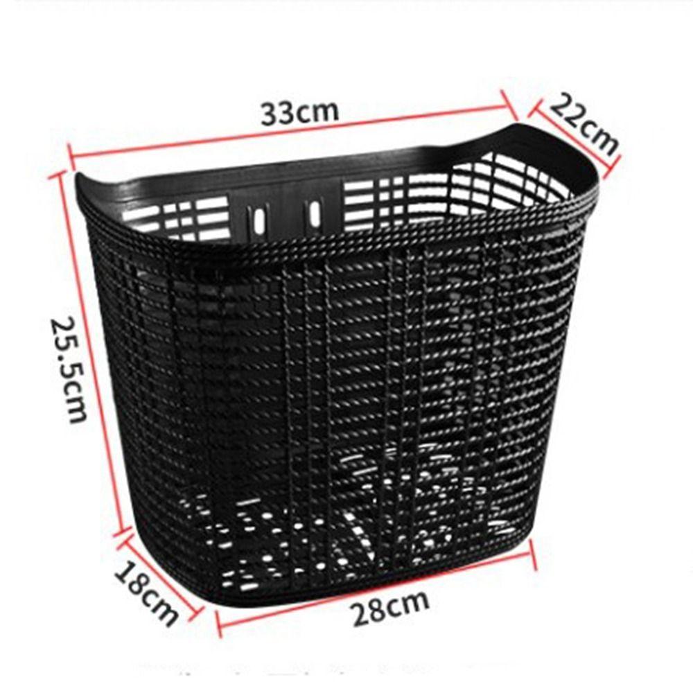 Hollow Bicycle Storage Bag Plastic Student Front Basket  Rear Cycling Accessories