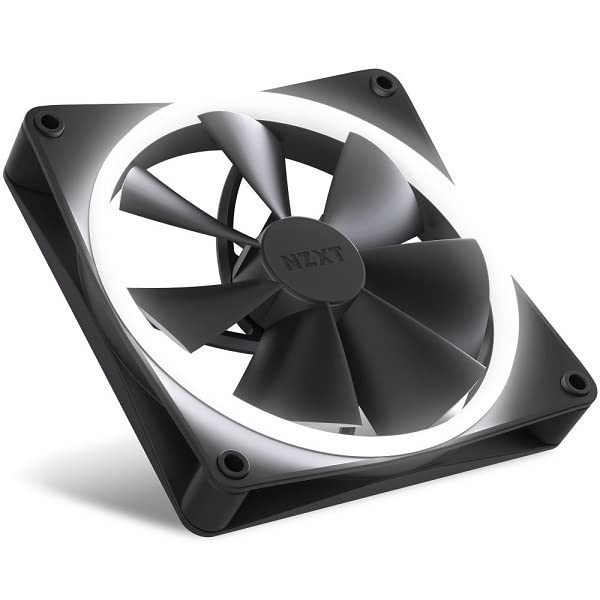 NZXT RF-R14DF-B1 [140mm] 2909 RGB Fan Set (2 Fans + Fan Controller) - Case Fans, Airflow Fans, Black