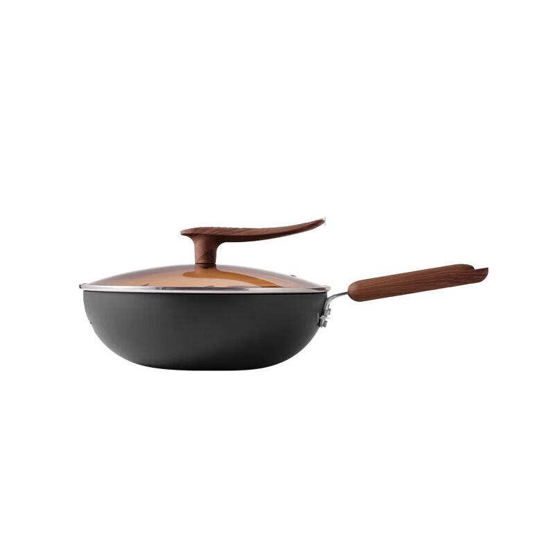 COOKER KING 32cm Wrought Iron Wok