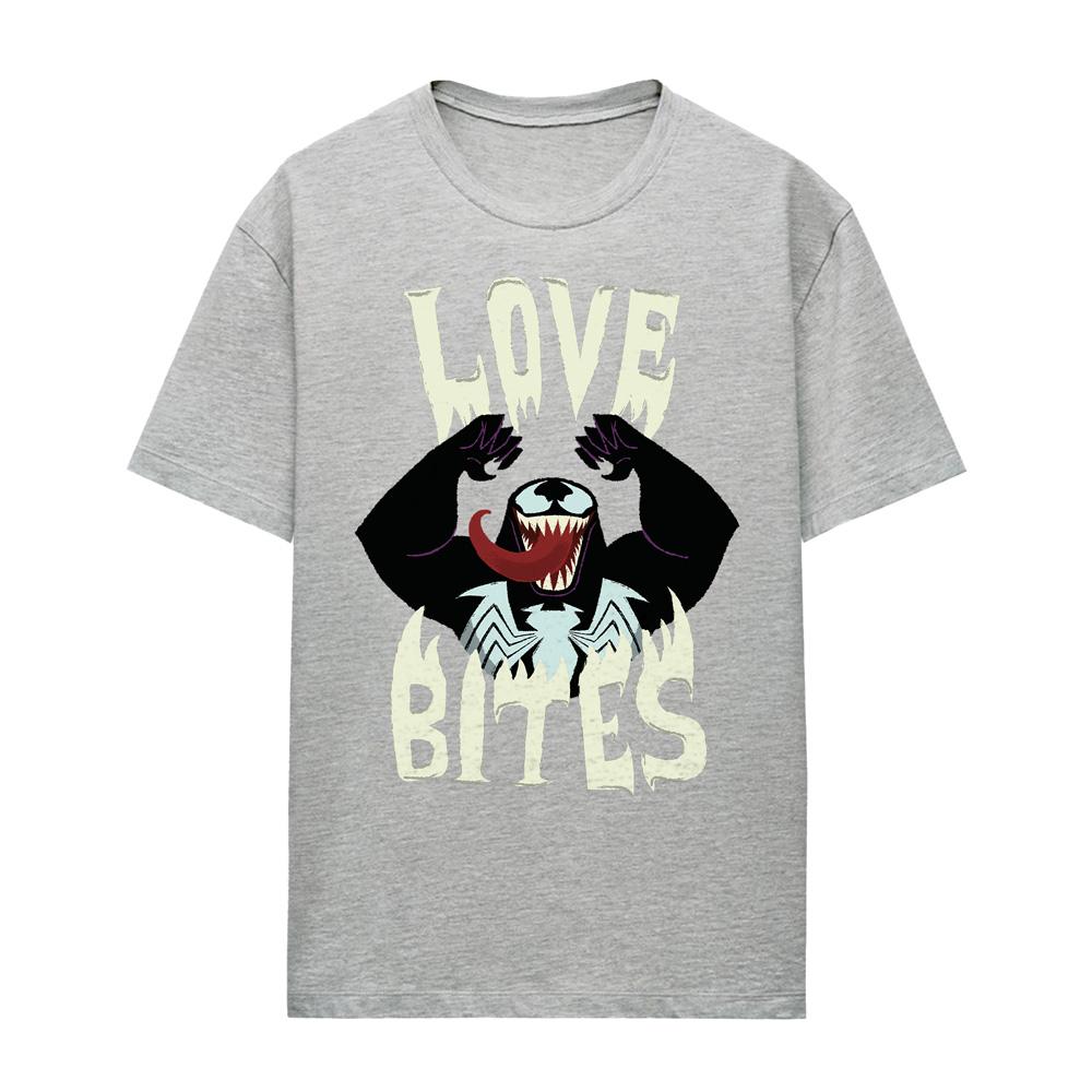 Venom Womens/Ladies Love Bites Heather Valentine's Day T-Shirt