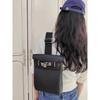 2025 New Kelli Breast Bag Fashionable Mini Simple Lychee Pattern Togo First Layer Cowhide Single Shoulder Women's Leather Bag