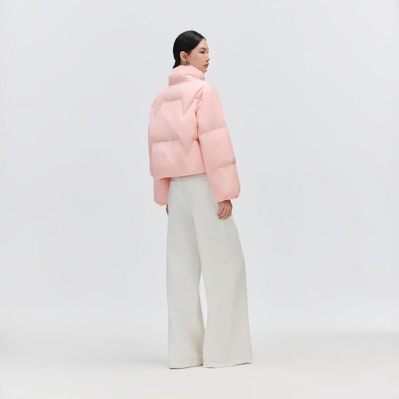 VEROMODA Women's 90% White Duck Down Stand-Collar Puffer Jacket