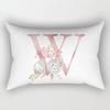 Fashion 26 Letter Pillow Case Pillow cover English Alphabet Pillow Case Home Decoration Pillow Case Flowers Pillow Case Fashion Pillow cover