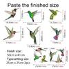 Stylishs Bird Decals for Glass Set of 2 Window Stickers for Safety Decors