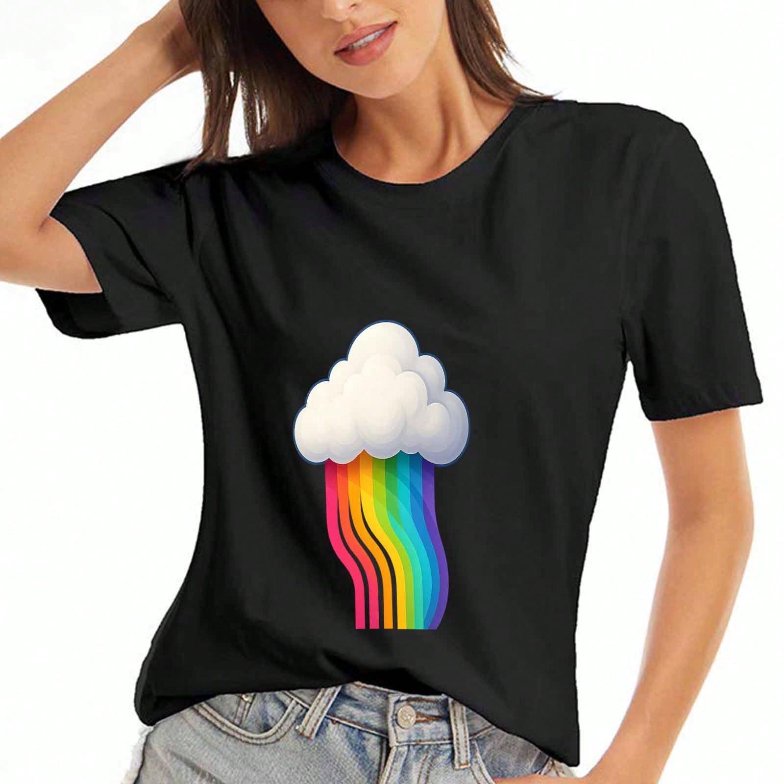 Rainbow Chihuahua Mom unisex Cotton T Shirt, Premium Cotton Graphic, Durable, Casual Fashion. Funny Chihuahua With Sunglasses Print,Perfect Gift For D S разноцветный