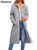 Neuer Bestseller von Outward Bound Damen Lockerer Reißverschluss Cardigan Herbst Winter Mantel Langarm Oberbekleidung