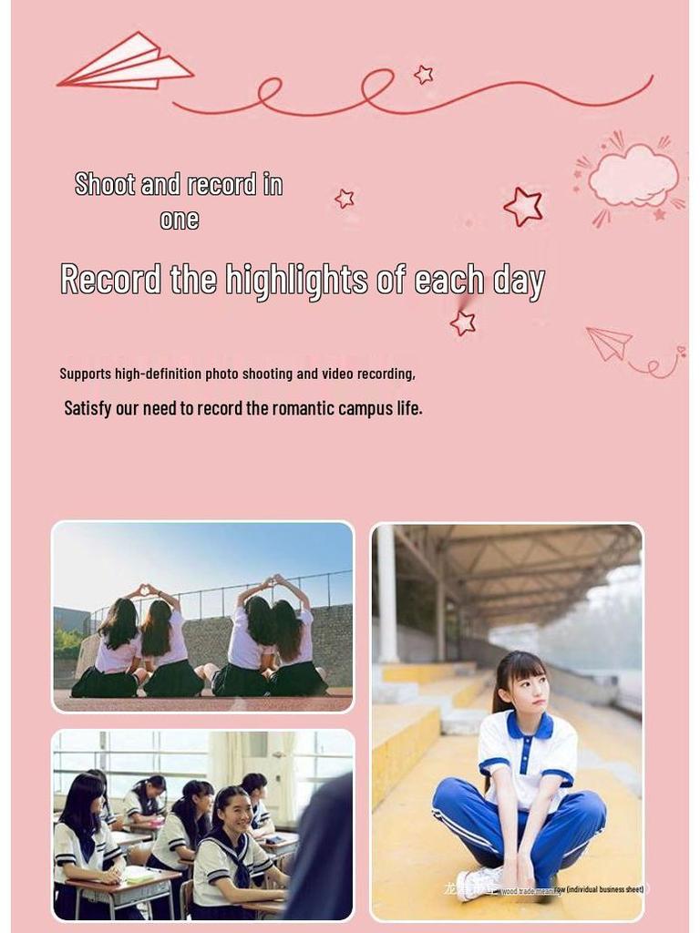 Compact HD Digital Selfie Camera for Students