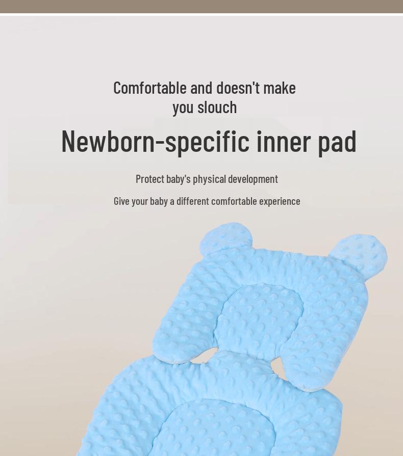 Baby Stroller Cotton Cushion Pad for All Seasons - High View Carriage Sleeping Pad