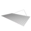 Drag Harrow, 1.8x0.9 M, High-Efficiency Chain Harrow Rake, ATVs UTVs Tractors Attachments, Durable Galvanized Steel Mesh Drag Mat with Towing Chain,