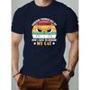 T-Shirt Uomo 100% Cotone IL MIO GATTO Stampa Cartone Animato Estiva Girocollo Traspirante Oversize Tee Moda Casual Alta Qualità Abbigliamento