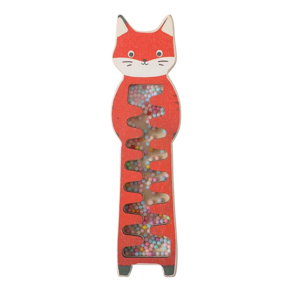

Baby Wooden Rain Sound Pipe Simulation Rain Sound Wooden Toy Cartoon Fox, Crocodile, Rain Sound Toy Relaxing Music Toy Baby Gift