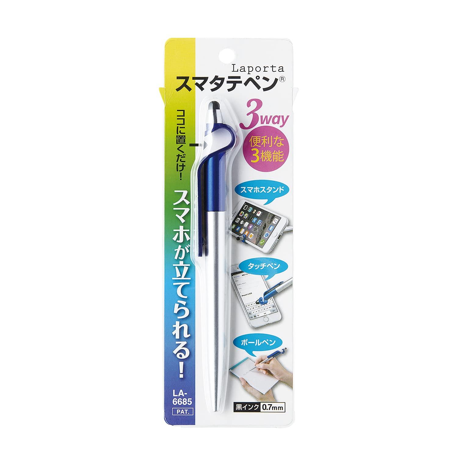 

Чернила для ручки Sekisei Laporta Smartate Pen, черные, в блистерной упаковке, синие, на масляной основе, 0,7 мм, LA-6685