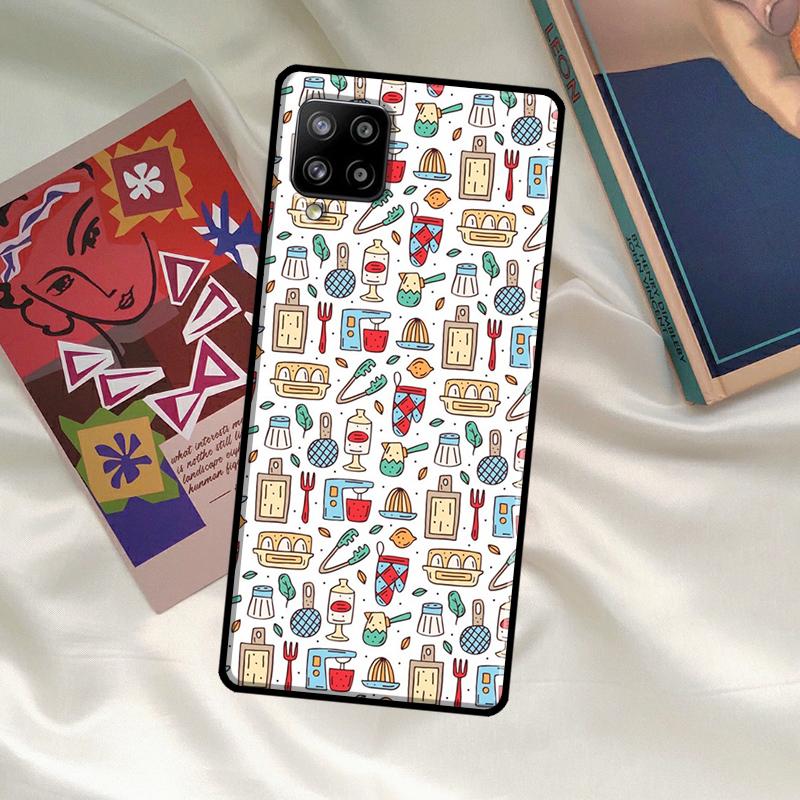 Cooking Chef Knives Case For Samsung Galaxy A06 A16 A56 A36 A26 A54 A34 A14 A52 A32 A12 A13 A33 A53 A15 A35 A55