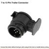 uxcell 7-13 Pin Trailer Connector 13 Pin to 7 Pin Trailer Adapter Conversion Socket