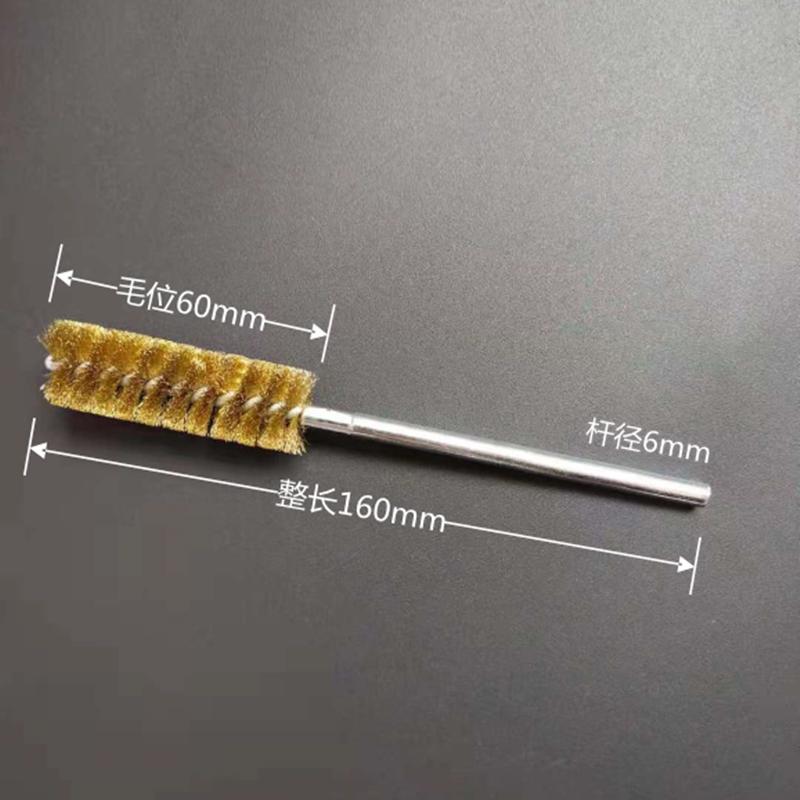 Matkap İçin Yuvarlak Başlı Bakır Tel Fırça – Pas Sökme, Parlatma, Taşlama, Çapak Alma ve Boru Temizleme