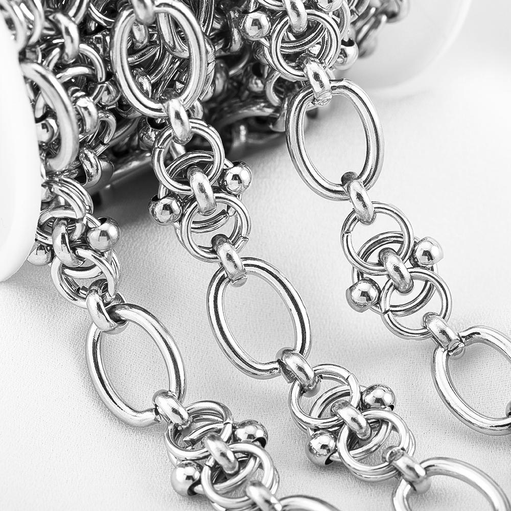

1Meter PVD Gold Plated Stainless Steel Thick Large Heavy Chains Punk Jewelry Making Necklace Bracelet DIY Jewelry Chain Finding 1meter
