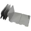 Foldable Camping Cooking Wind Shield Aluminum Camping Equipment Camp Stove Windshield  Travel