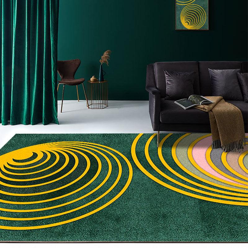 Modern Luxury Rugs Living Room Decoration Home Large Carpet for Bedroom Children's Room Decor Floor Mats Green Porch Doormat