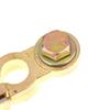 2Pcs M8 M10 Car Battery Terminal Wire Clamps Brass Positive Negative Top Post Connectors Battery Terminal Clips
