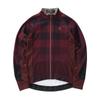 Kapelmuur Thermal Cycling Buffalo Size 36 Women's Jacket, Fall/Winter (5°C-15°C), Check, Fleece-Lined, 2-Way Stretch, Burgundy,