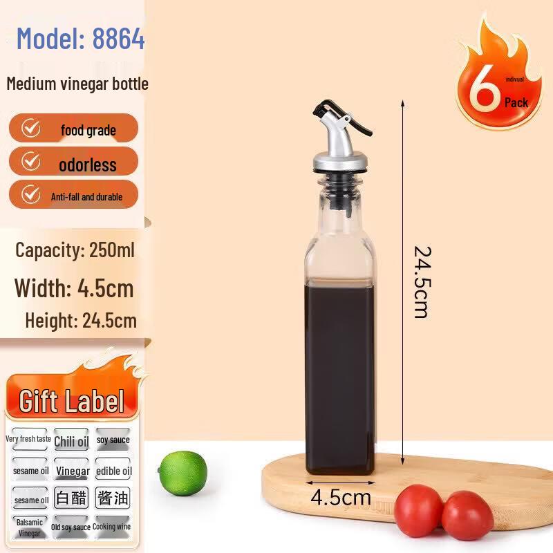 Plastic Oil and Vinegar Dispenser Bottle