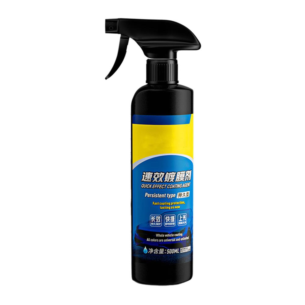 Car Coating Spray 500ml Quick Effect Scratch Wax Polish Waterless Wash Oil Film Glass Cleaner for auto Trucks Motorcycles