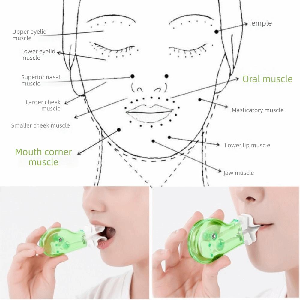 Jawline Exerciser Facial Exerciser Assisted Sleep Mouth Breathing Trainer  for Kids&Adults