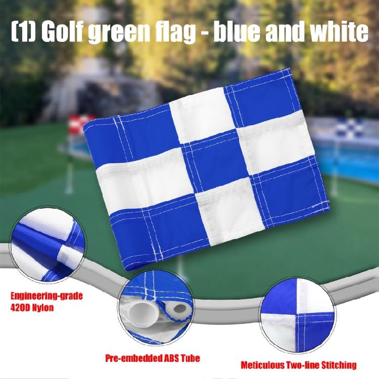 Golf Putting Green Flag With Bright Colors Anti Tear Durability Golf Trainings Flag For Beginners Coaches Drill
