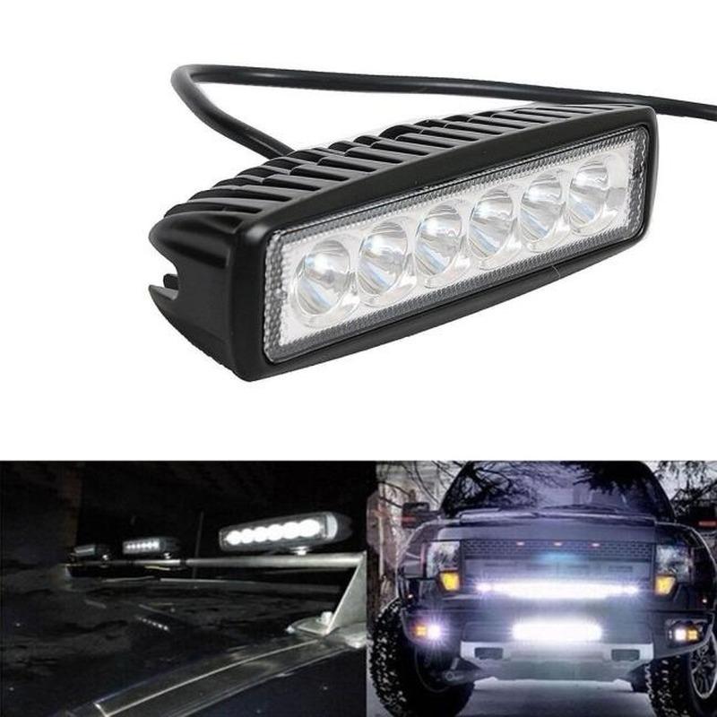 2PCS 4" 18W LED WORK LIGHT BARS FLOOD OFFROAD DRIVING LAMP SUV UTE TRUCK 4X4WD 2PCS 4" 18W LED WORK LIGHT BARS FLOOD OFFROAD DRIVING LAMP SUV UTE TRUCK 4X4WD