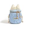 Bows Bucket Bag, Chic Heart-shaped Shoulder Bag, Children's Chain Crossbody Bag