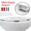 Anti-Slip Toilet Seats Pads 4 Pack Thick Toilet Seats Buffer Pads Bathroom Accessories