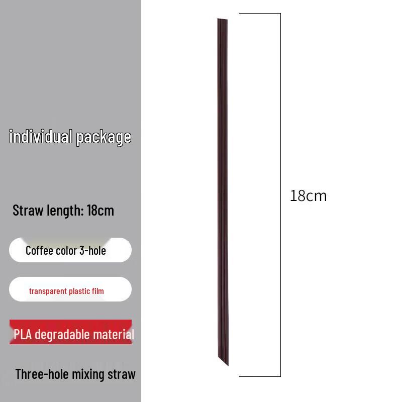 Homeglen PLA Disposable Coffee Straws