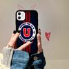 Chile U-University Logo Phone Case Silicone PC+TPU For For IPhone 11 12 13 14 15 16 Plus Pro Max Cover