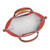 Longchamp Borsa Tote Le Pliage Originale Logo Goffrato Cerniera Tela Riciclata Media Donna Rosso Pomodoro 1623089P94