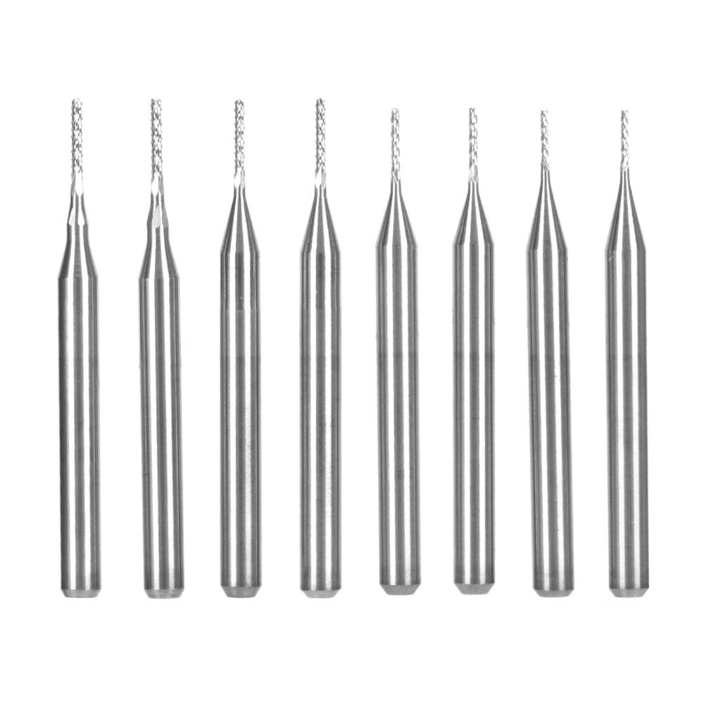 Plastic Storage Box Watch Screw Extractor 8 Pins Set Broken Screw Extractor Watch Movement Repair