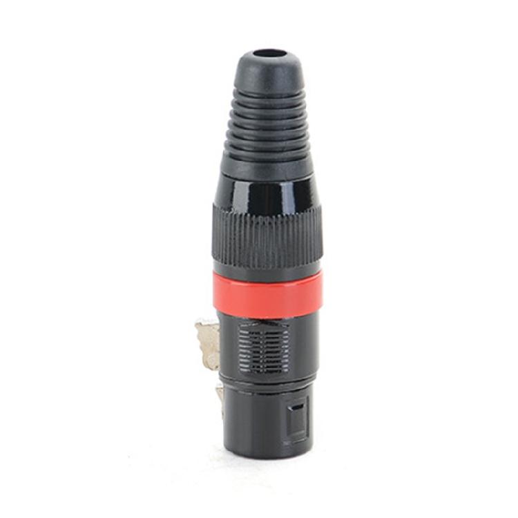 XLR 3Pin Female Connectors with Metal Construction for Long Performances in Sound Gear