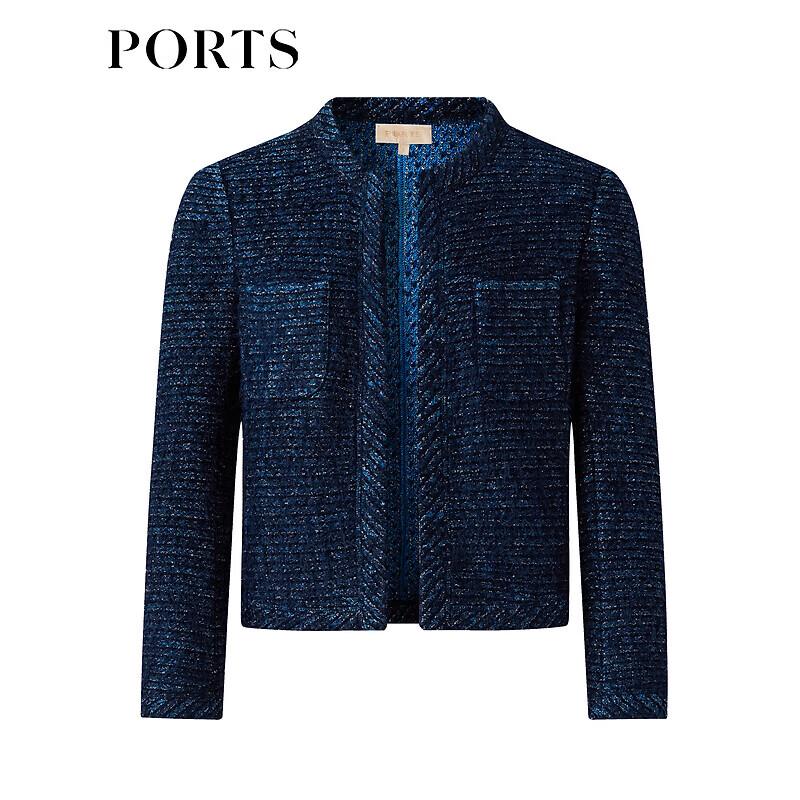 PORTS Women's 2021 Fall/Winter Solid Round Neck Sweater