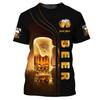Maglietta Divertente Stampa 3D Birra da Uomo Nuovo Design Club della Birra Maniche Corte Top Estivi Streetwear Per Amante della Birra Maglietta Regalo