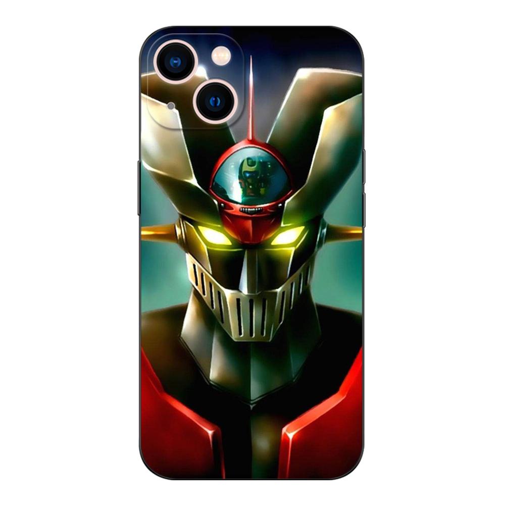 Black Tpu Case For Samsung Galaxy A3 A5 A7 2016 2017 2018 Cover UFO Robot Grendizer