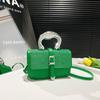 Simple New Solid Color Messenger Small Square Bag Handbag Small Fresh Shoulder Bag Versatile Bag