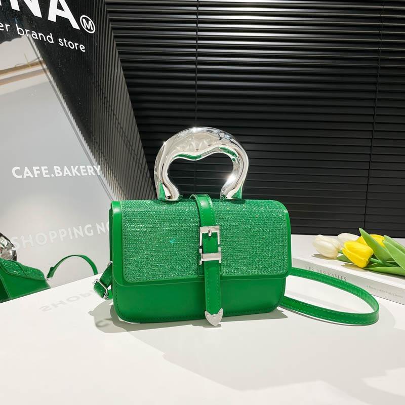Simple New Solid Color Messenger Small Square Bag Handbag Small Fresh Shoulder Bag Versatile Bag