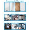 20PCS Self-Adhesive Hook and Loop Strip, Adhesive Back Tape Fasteners Heavy Duty Mounting Strip Suitable for Home or Office Use