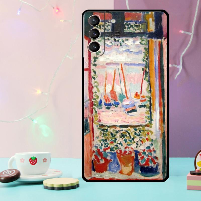 Henri Matisse Art Painting Case For Samsung Galaxy S24 S21 S22 S23 Ultra Plus S20 FE S8 S9 S10 Note 10 20 Ultra Cover
