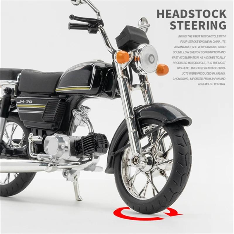 1:10 Jialing Jh-70 Legierung Klassisches Rennmotorrad Diecasts Simulation Metall Straßen-Sportmotorrad Modell Kinder Spielzeug Geschenk