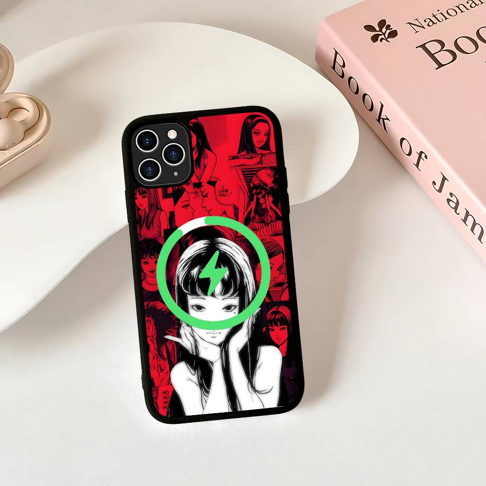 Junji Itos Tomies Phone Case For IPhone 17 16 15 14 13 12 11 Pro Max For Magsafe Wireless Charger Cover