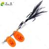 6.5CMRotating Sequin Feather Hook Lure13GBionic artificial bait, specialized equipment for freshwater and saltwater fishing with