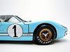 1966 Ford MK 2 Blue scale diecast model by Shelby Collectibles GT-40 #1 1/18 SC411.