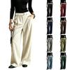 Women's Casual Color Loose Fit Wide Leg Pants for Everyday Wear