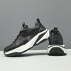 Raw Leather Sneakers Trendy Shoes Leather Casual Heightening Shoes