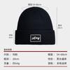 Big head circumference knitted wool hat men's winter outdoor cold and warm pullover hat simple letter bag head cold hat